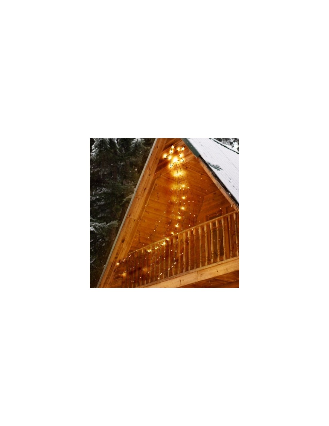 LUCI DI NATALE: vendita online Magic Albero di Natale Stella Cometa Ø28cm H3m, 290 LED BIANCO CALDO, Alta Luminosità, 2D/3D i...