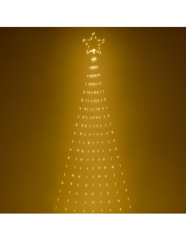 LUCI DI NATALE: vendita online Magic Albero di Natale Stella Cometa Ø28cm H3m, 290 LED BIANCO CALDO, Alta Luminosità, 2D/3D i...