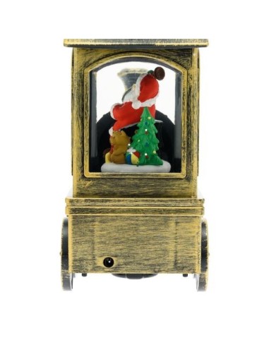 LUCI DI NATALE: vendita online Locomotiva di Natale Brunita Glitter LED L18cm con Effetto Scintillante in offerta