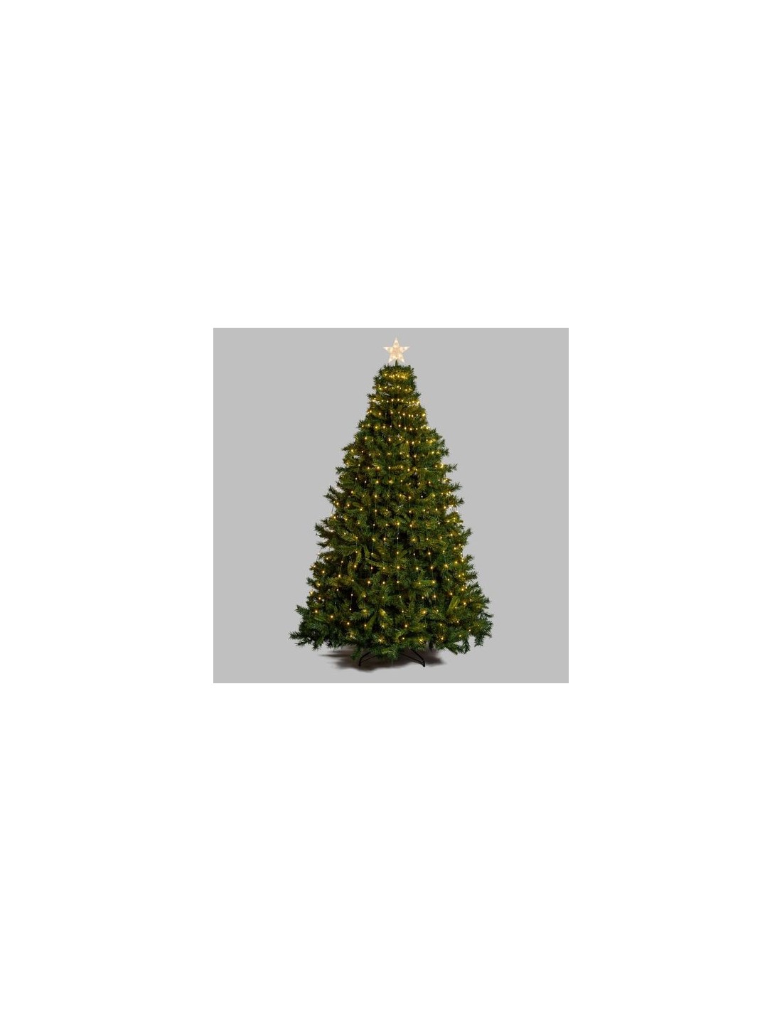 LUCI DI NATALE: vendita online Tenda Mantello di Natale Verde H210-240cm con 440 GOCCE di Luce PIXEL LED WW+W in offerta