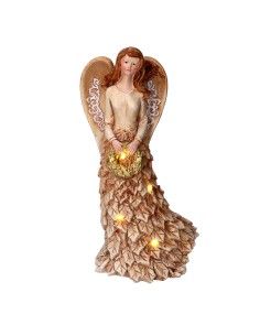 ANGELO RESINA ORO CON LED H29CM