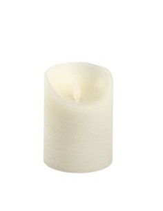 CANDELE E GIROCANDELE: vendita online Candela Avorio Moving Flame Ø7,5xH10cm con Fiamma in Movimento - Timer 6-18h in offerta