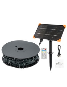 LUCI DI NATALE: vendita online Luci di Natale Catena Solare 1200 MiniLED, 60m con Bobina, La Magia di Natale per Esterno in o...