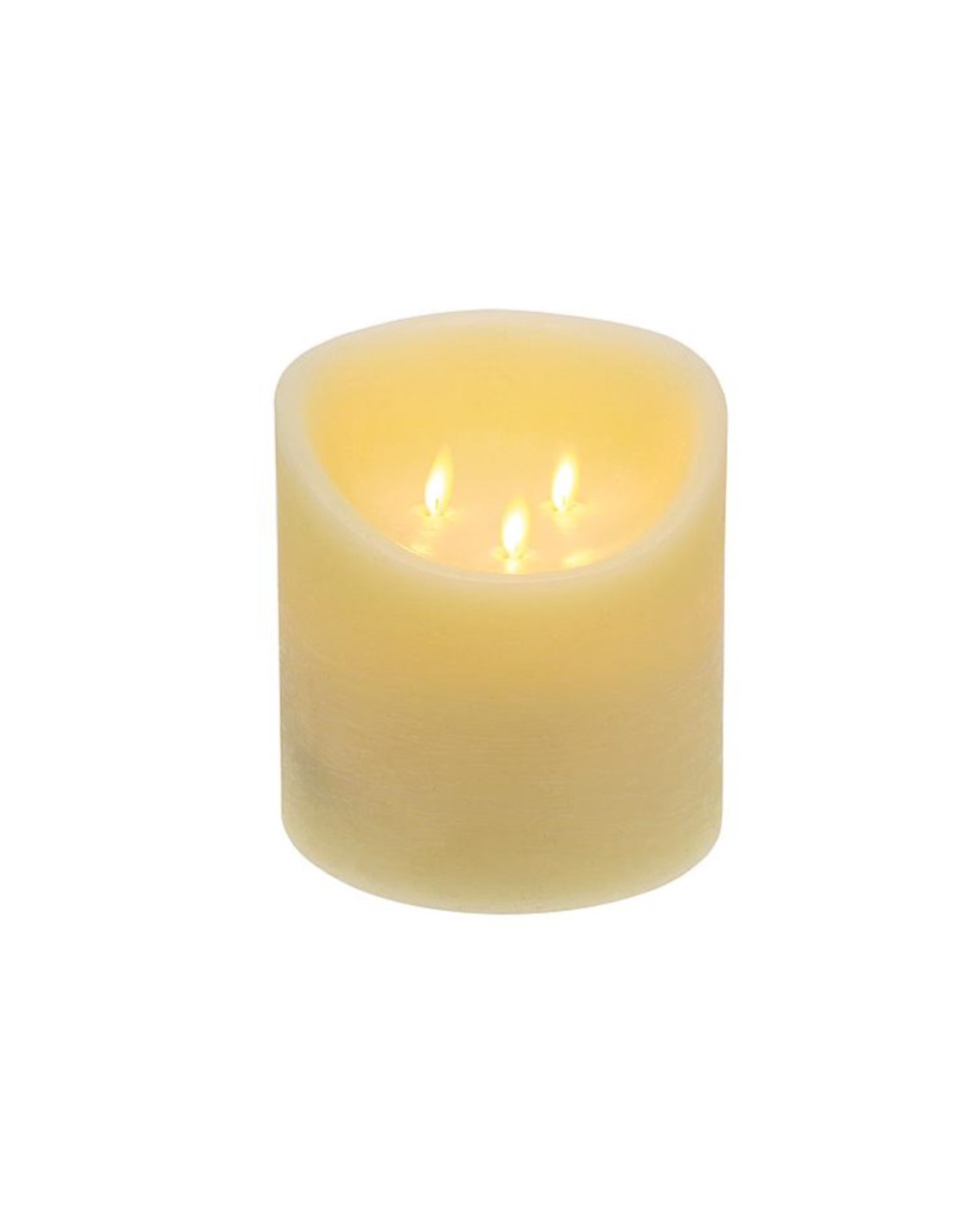 Candela Avorio Moving Flame Ø15xH15cm | Shopincasa.it