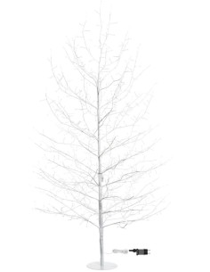 LUCI DI NATALE: vendita online Albero Ramo Tiglio Bianco H200cm con 1120 MicroLED FlashLED in offerta