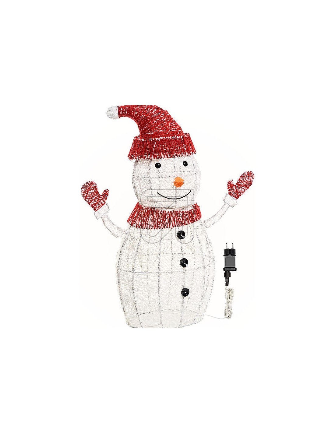 Pupazzo di Neve 3D H75cm Dual LED WW+W | Shop in Casa