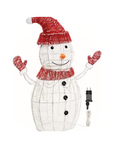 LUCI DI NATALE: vendita online Pupazzo di Neve di Natale: La Magia di Natale con Illuminazione Personalizzabile in offerta