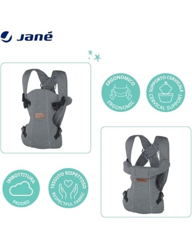 Jané Dual Marsupio Ergonomico per Bebè, Dalla Nascita a 15 kg, 3 Posizioni - shopoincasa.it