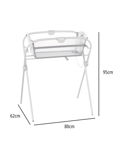 Stand-Supporto per Vasca da Bagno Oasis - Ergonomico e Pieghevole | ShopoInCasa.it