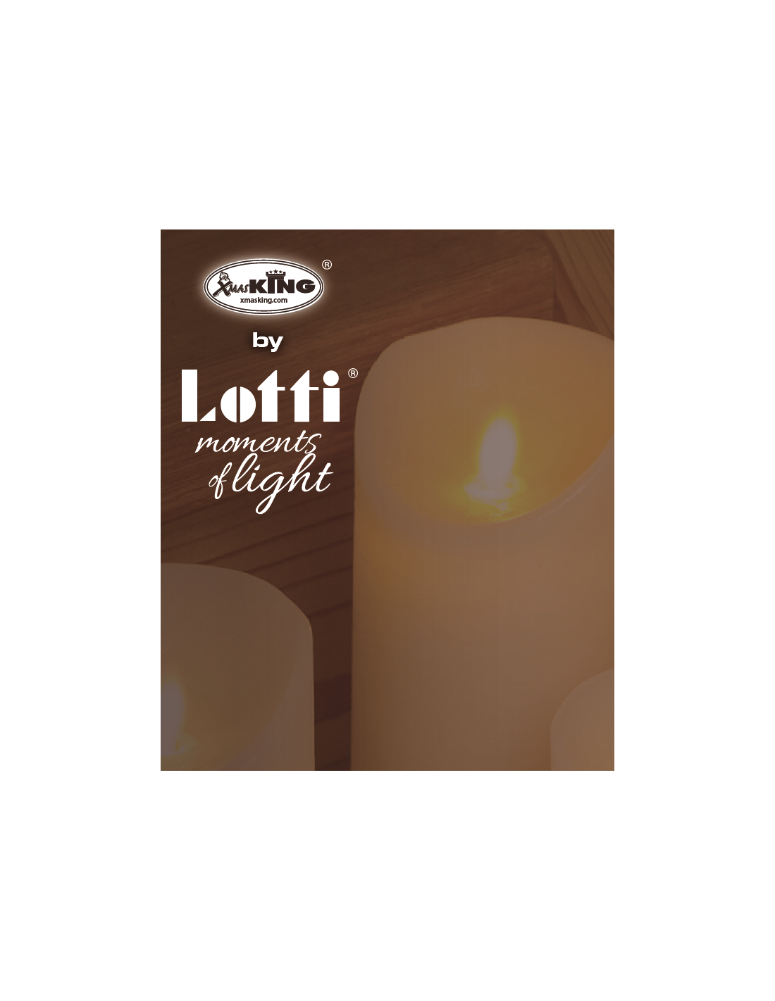 CANDELE E GIROCANDELE: vendita online Candela Avorio Moving Flame Ø7,5xH10cm con Fiamma in Movimento - Timer 6-18h in offerta