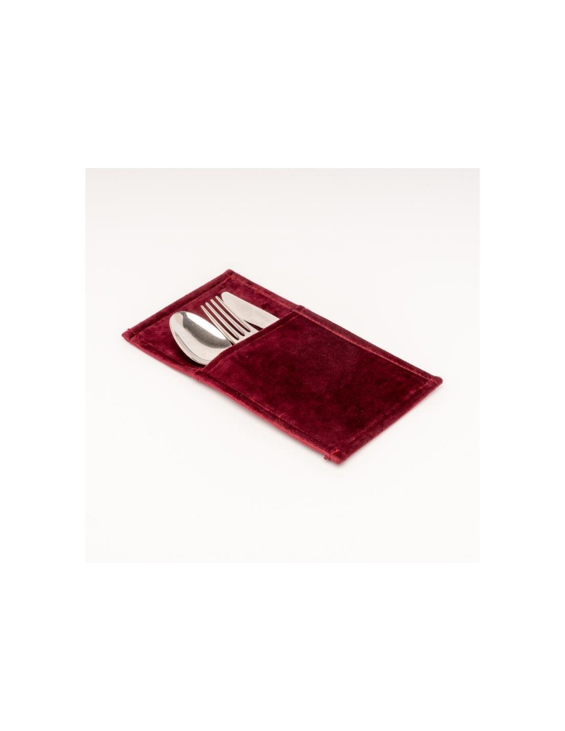 PORTAPOSATE VELLUTO BORDEAUX 13X24CM