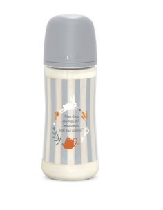 Biberon Suavinex Wonderland 360 ml Azzurro +6 Mesi | Flusso Denso