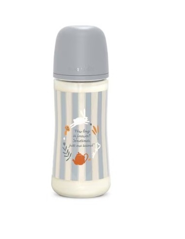 Biberon Suavinex Wonderland 360 ml Azzurro +6 Mesi | Flusso Denso