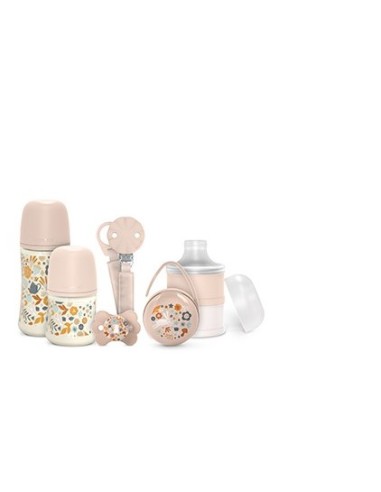 Suavinex Set Nascita Wonderland Rosa - Kit Completo per Neonati