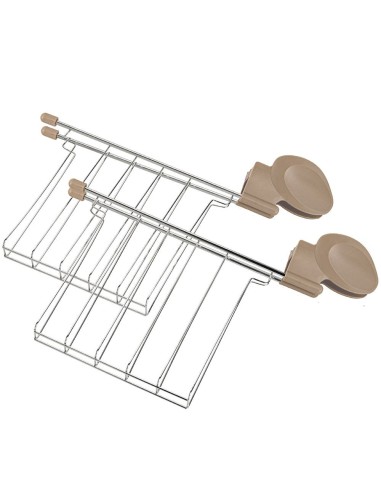 PIASTRE - TOSTAPANE - BISTECCHIERE: vendita online Tognana Iridea Tostapane con pinze 750W colore Champagne in offerta