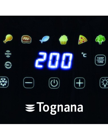 FRIGGITRICI: vendita online Tognana Iridea Friggitrice ad aria 8LT colore Champagne in offerta