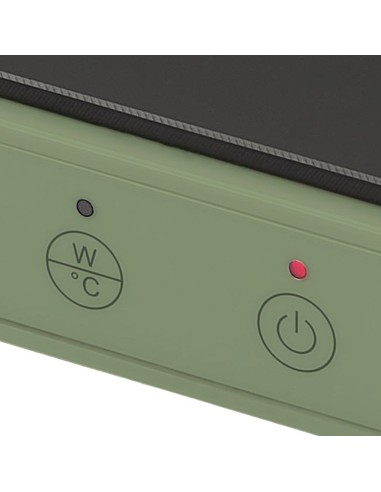 PIASTRE - TOSTAPANE - BISTECCHIERE: vendita online Tognana Iridea Piastra elettrica ad induzione 200-2000W colore verde salvi...