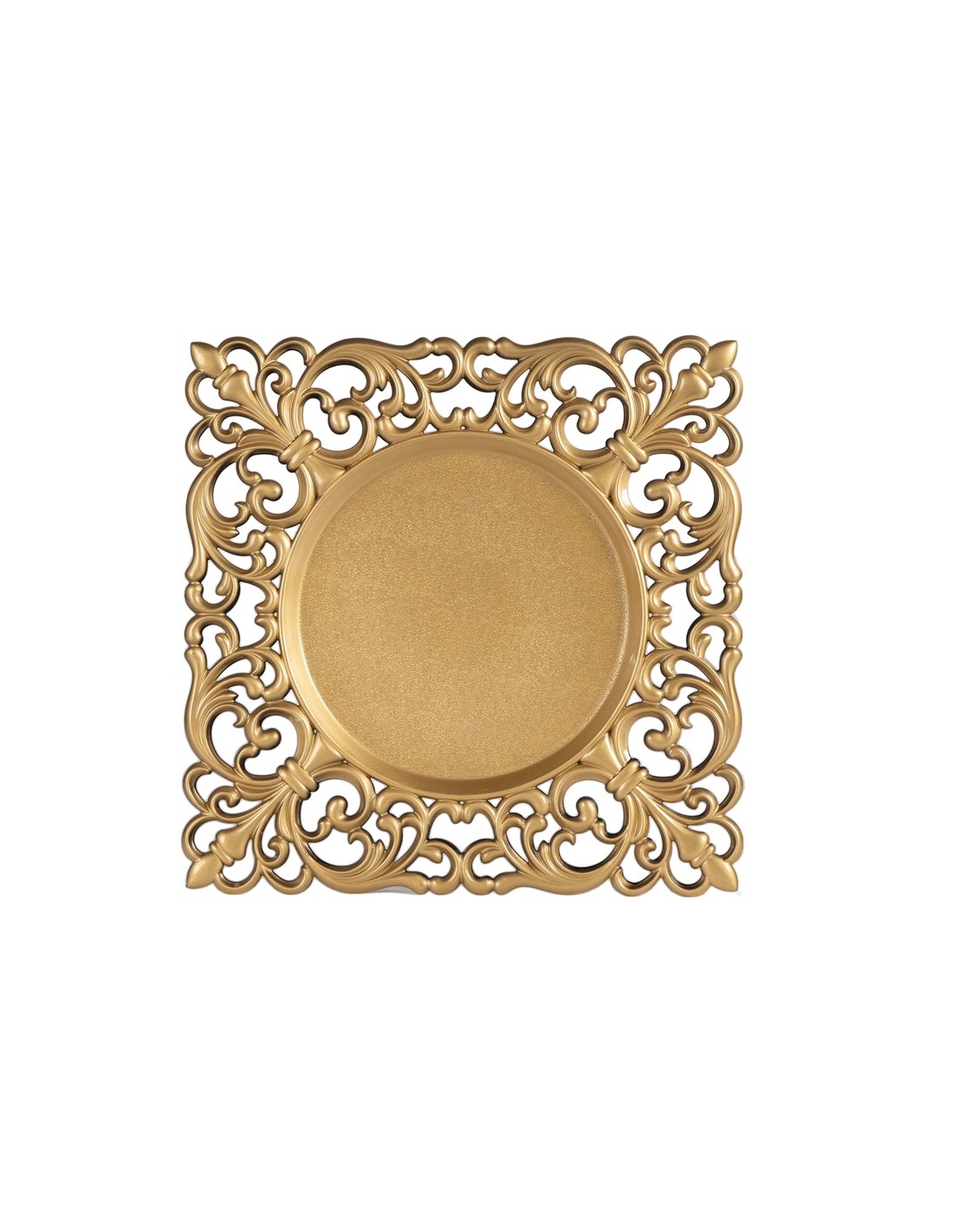 SOTTOPIATTO 139570 ORO 33X33CM PVC