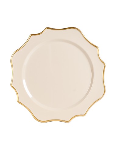 SOTTOPIATTI: vendita online Sottopiatto di Natale Beige D33cm PVC, Accessori Tavola Natalizia, Decorazioni, La magia di Natal...