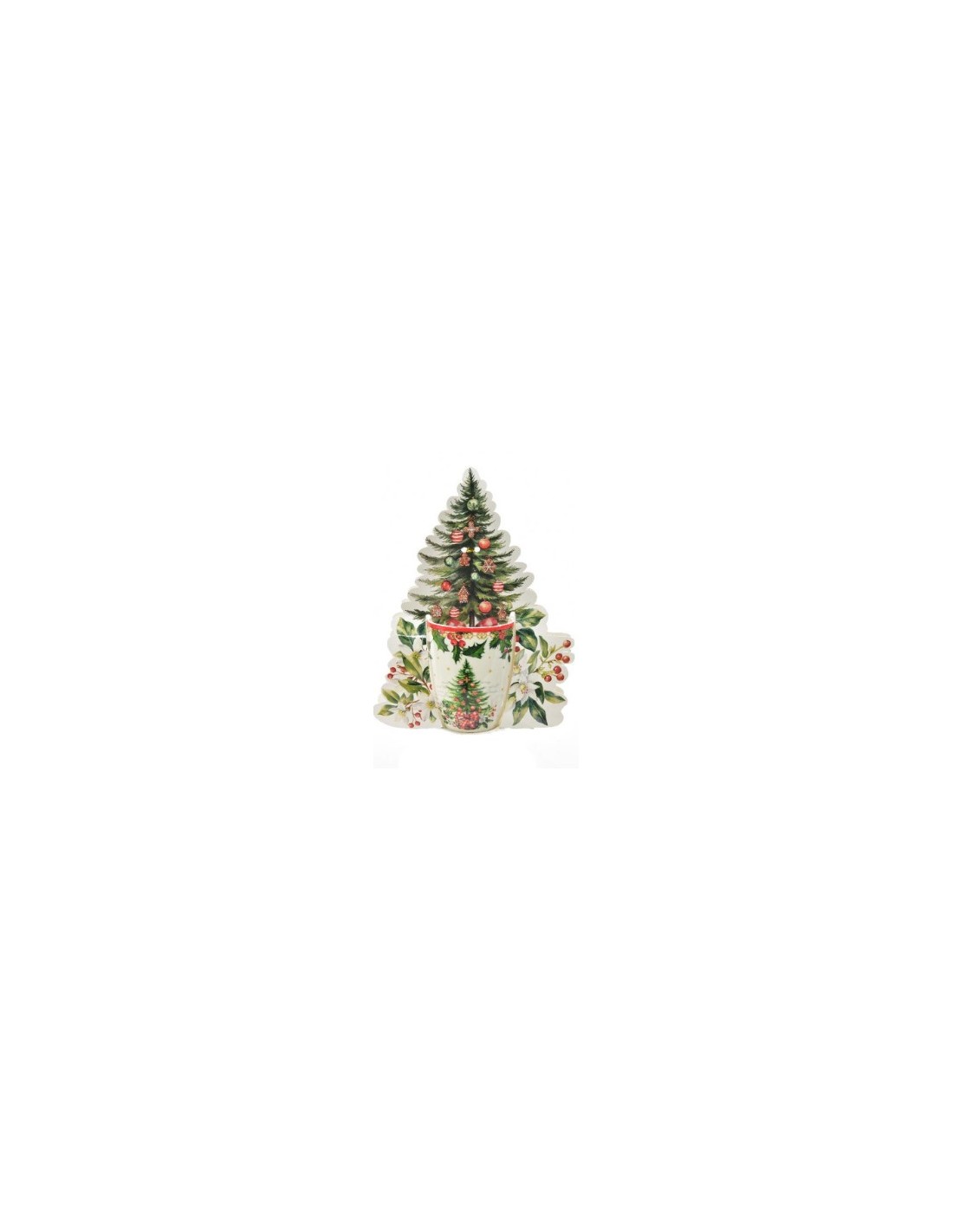 PORCELLANE: vendita online Tazza di Natale in Porcellana 350ML - La Magia di Natale per i tuoi momenti di relax in offerta
