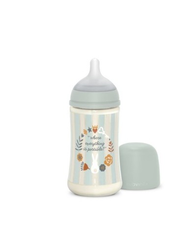 Biberon Suavinex Wonderland 270 ml Azzurro Flusso Medio | Tettarella SX PRO
