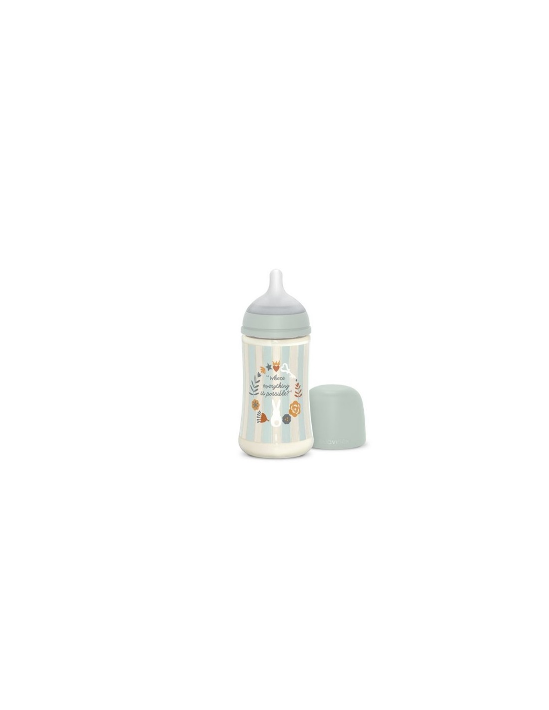 Biberon Suavinex Wonderland 270 ml Azzurro Flusso Medio | Tettarella SX PRO