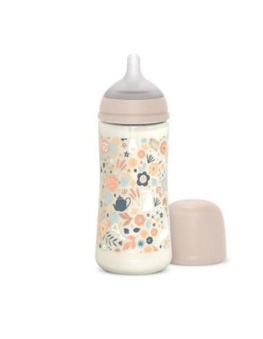 Biberon Suavinex Wonderland 360 ml Rosa Flusso Denso | Tettarella Silicone Anticolica