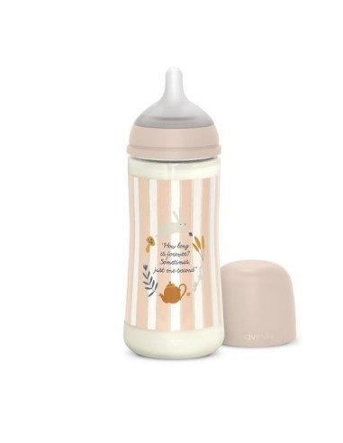 Biberon Suavinex Wonderland 360 ml Rosa +6 Mesi | Flusso Denso