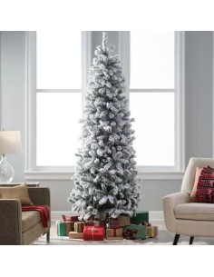 ALBERI DI NATALE: vendita online Albero di natale Slim "Poly Carson" da 225cm in offerta