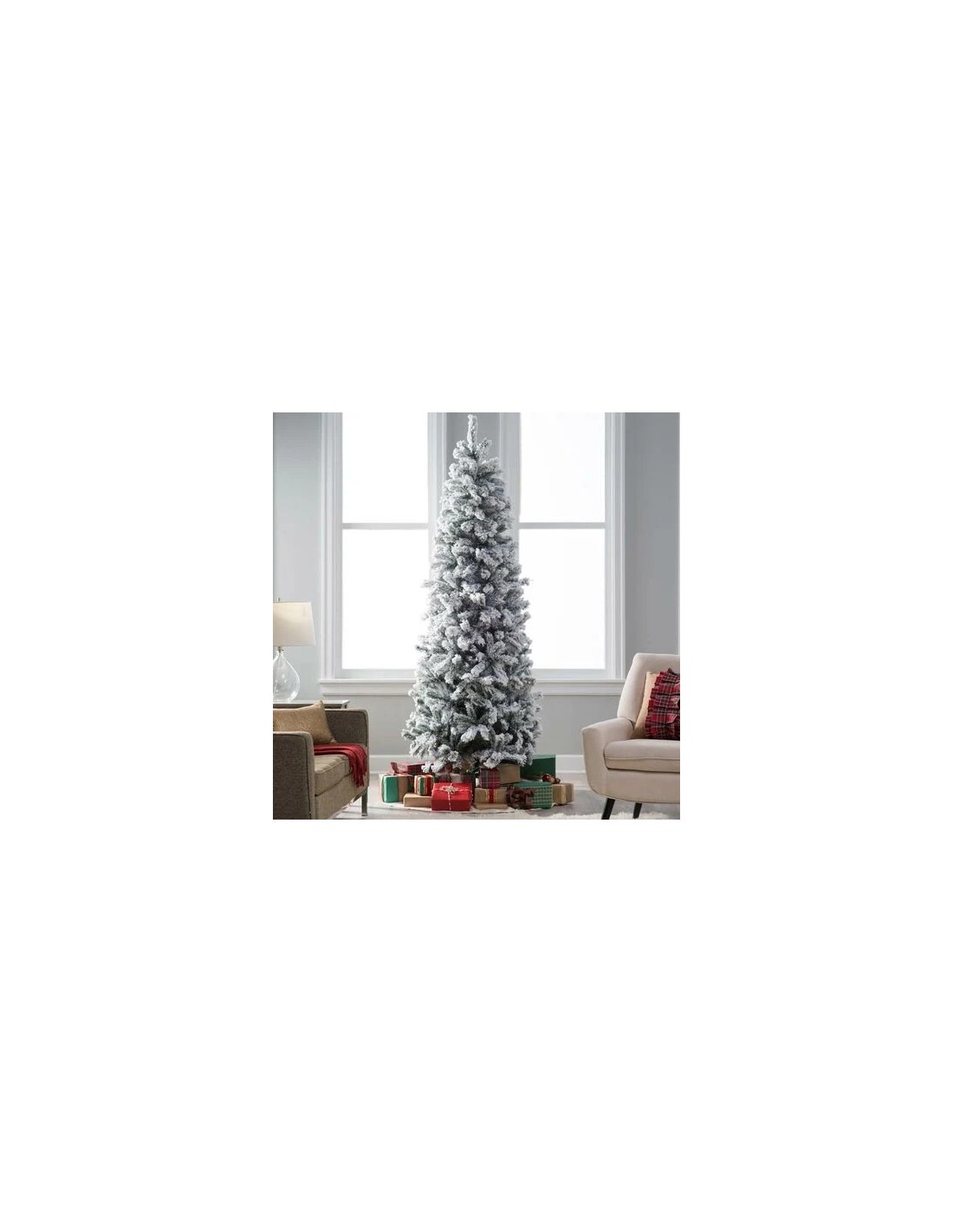 ALBERI DI NATALE: vendita online Albero di natale Slim "Poly Carson" da 225cm in offerta