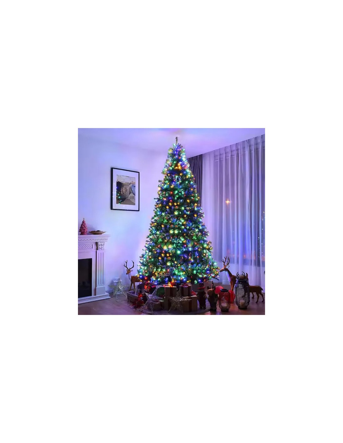 ALBERI E BASI DI NATALE: vendita online Albero di natale "Red Rock Spruce" da altezza 225cm diametro 152 cm con 3968 rami, 58...