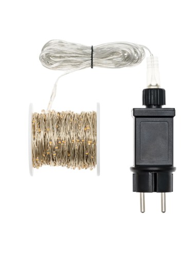 LUCI DI NATALE: vendita online Luci di Natale Catena 400 MicroLED FlashLED con Bobina, La Magia di Natale Argentea in offerta