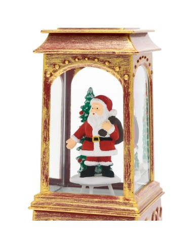 Lanterna GLITTER LED H20,5cm Rosso Antico | Shop in Casa