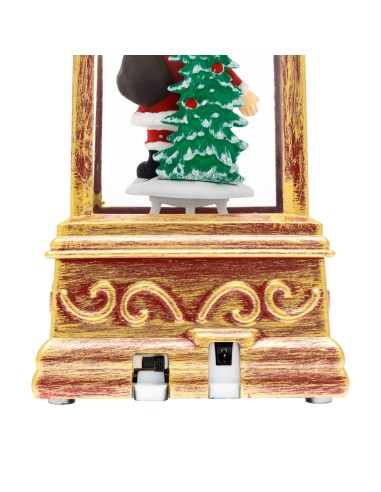 Lanterna GLITTER LED H20,5cm Rosso Antico | Shop in Casa