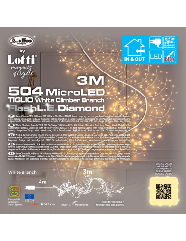 Ramo Climber TIGLIO Bianco 504 MicroLED | Shop in Casa