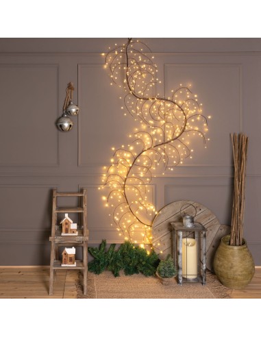 LUCI DI NATALE: vendita online Ramo di Natale Climber Marrone: La Magia di Natale con 504 MicroLED in offerta