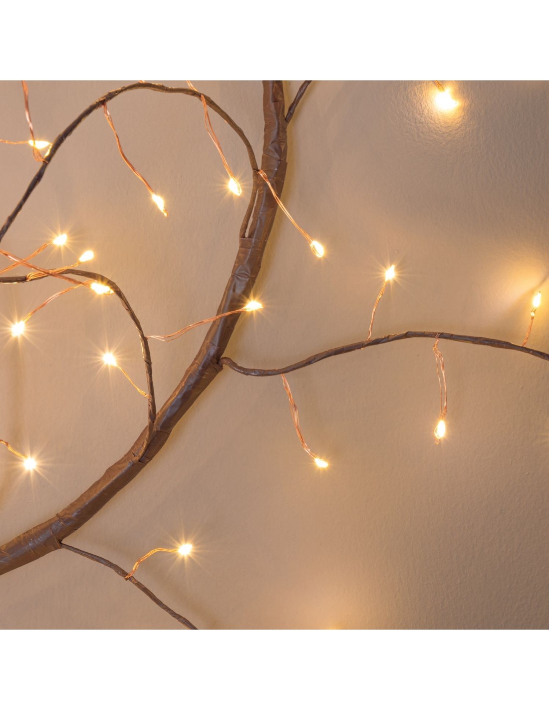 LUCI DI NATALE: vendita online Ramo di Natale Climber Marrone: La Magia di Natale con 504 MicroLED in offerta