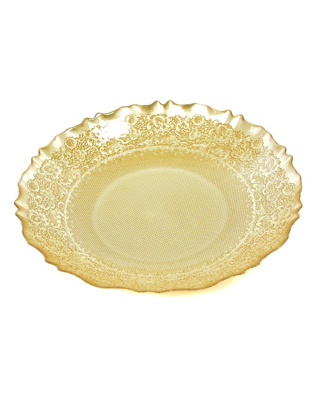 CENTROTAVOLA 67022 VETRO CAMPIGLIO ORO 40CM
