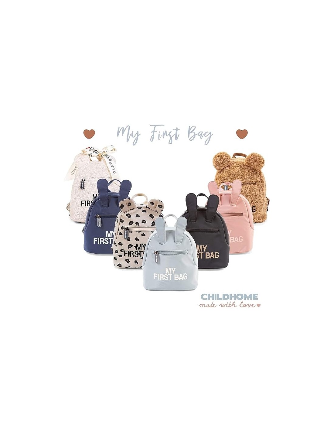 PRIMA INFANZIA: vendita online Zaino per Bambini Teddy Brown di Childhome in offerta