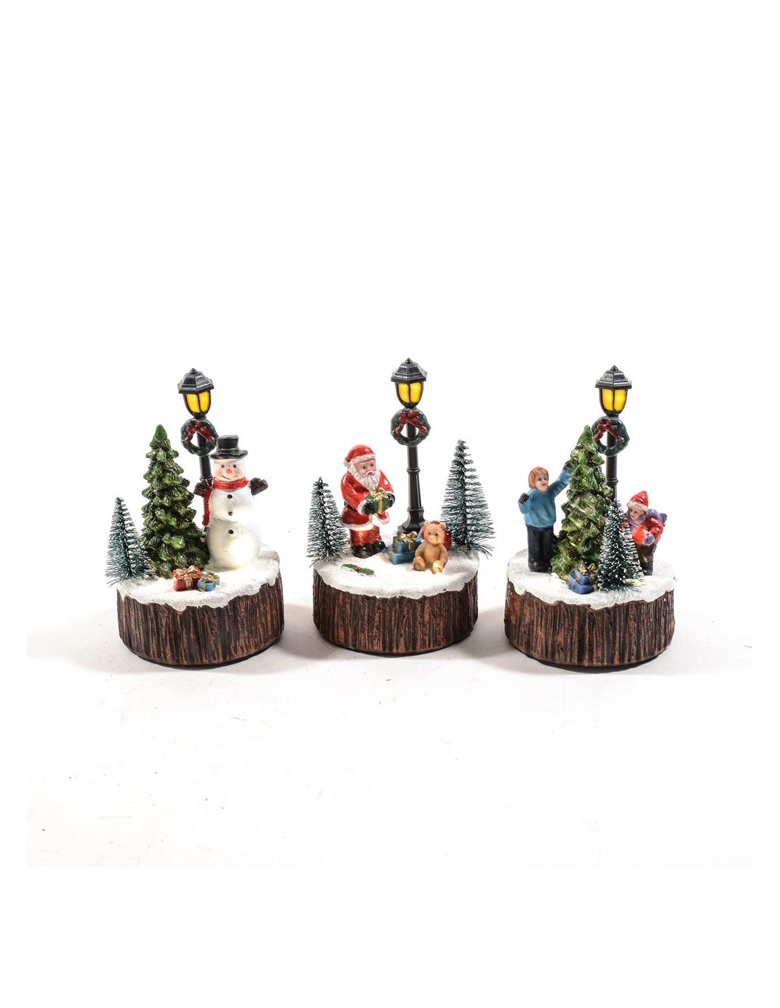 OGGETTISTICA: vendita online Decorazione Natalizia in Resina 8,5x8,5x13 cm di Natale - La Magia di Natale a casa tua in offerta