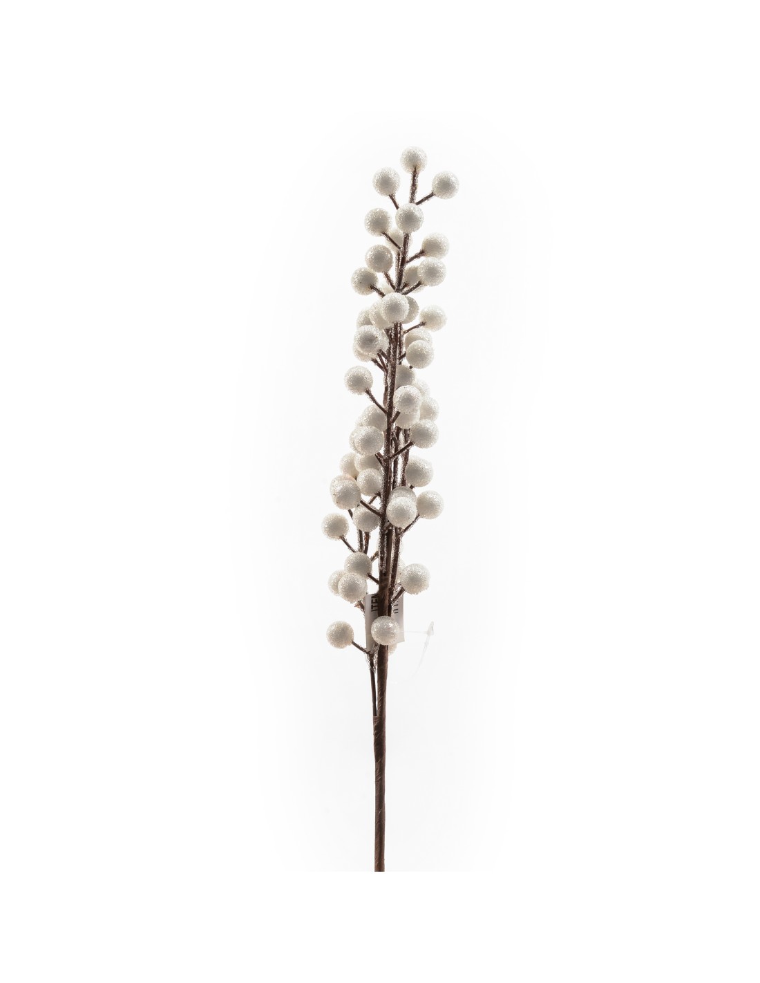 PICK: vendita online Pick di Natale in Plastica Bacche Bianche 45cm - La Magia di Natale per le tue decorazioni festive in of...