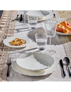 SERVIZI TAVOLA: vendita online Servizio Piatti Poema Lace Tognana 18pz, eleganza e qualità in tavola in offerta