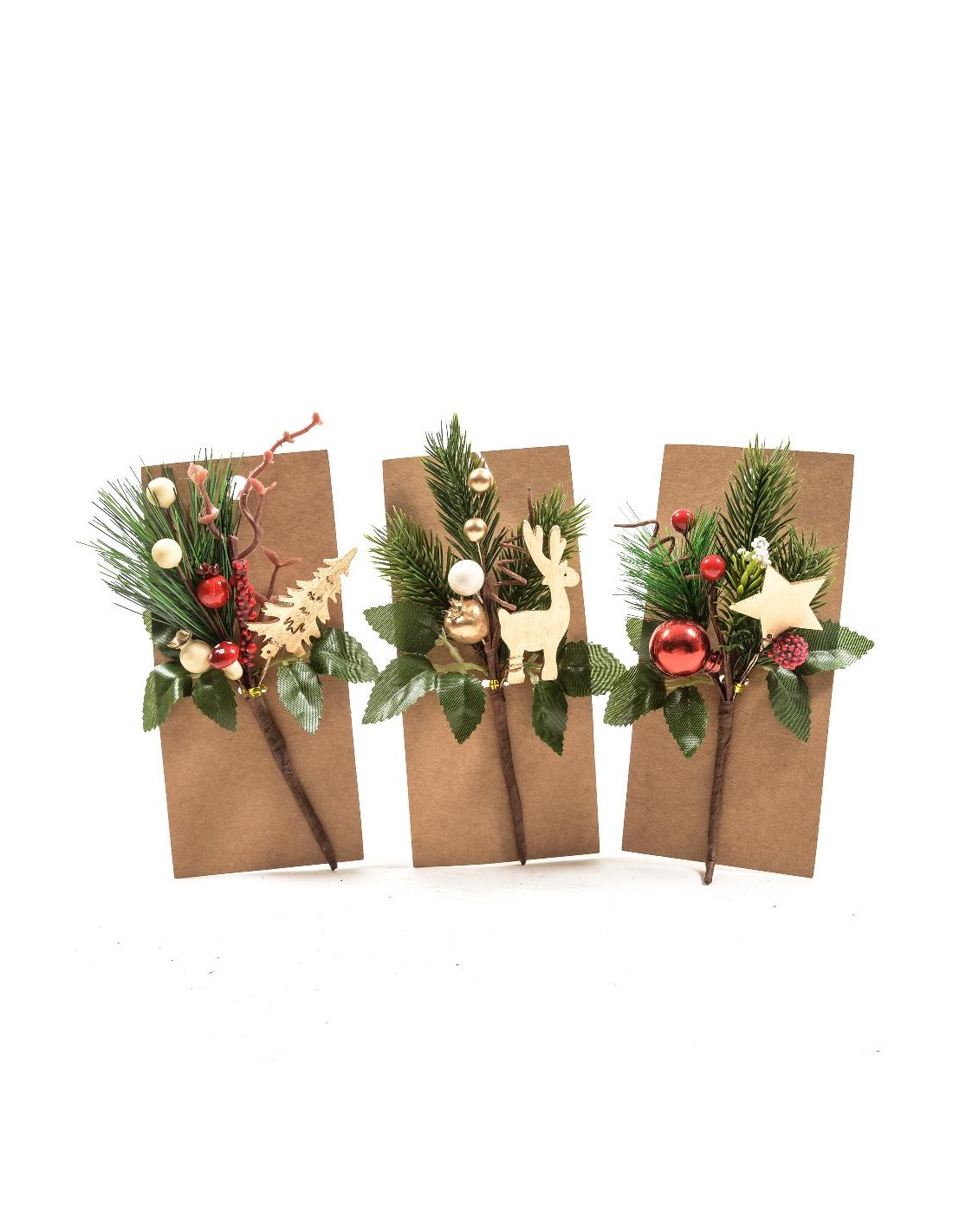 PICK: vendita online Pick Natalizio di Natale 8x5x17cm - La Magia di Natale per arricchire le tue decorazioni in offerta