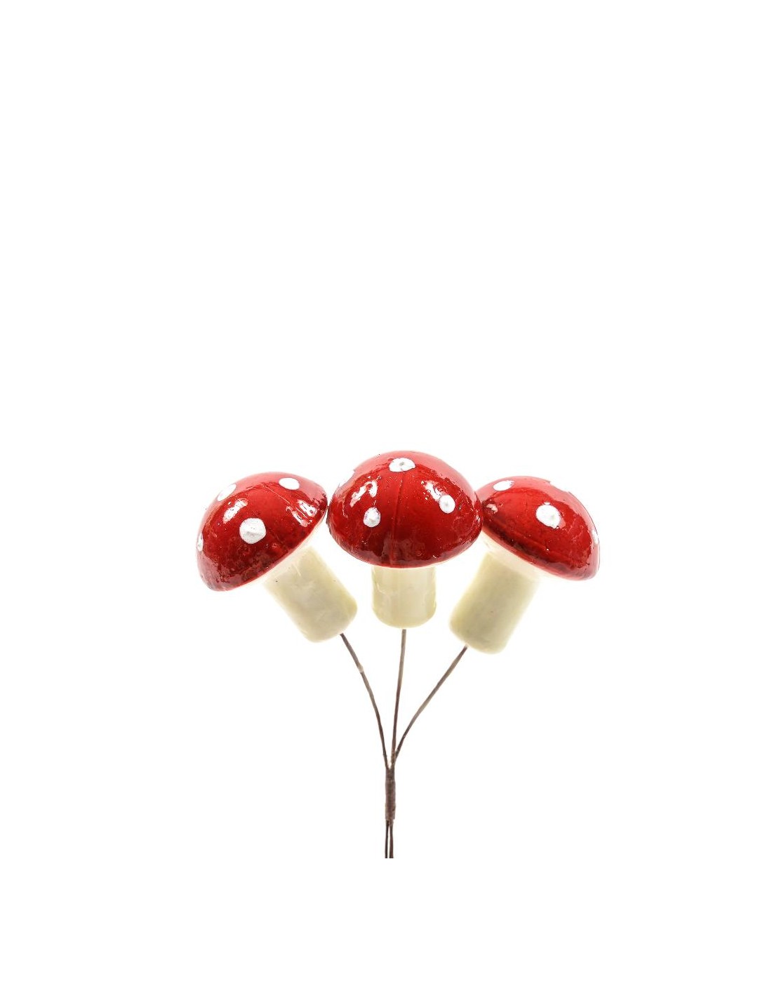 PICK: vendita online Pick 3 Funghi in Polistirolo di Natale - La Magia di Natale a casa tua in offerta