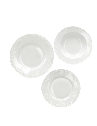 Brandani Servizio Tavola 18 Pz Ricordi New Bone China | shopincasa.it