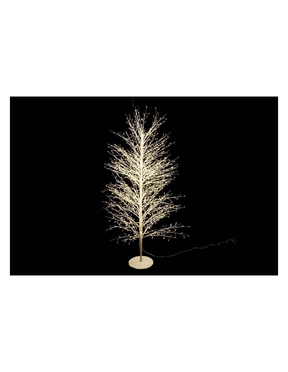 LUCI DI NATALE: vendita online Albero Microled Bianco H210 cm 2400 LED Bianco Caldo di Natale - La Magia di Natale a casa tua...
