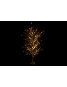 LUCI DI NATALE: vendita online Albero Microled Nero H180 cm 1150 LED Bianco Caldo di Natale - La Magia di Natale a casa tua i...