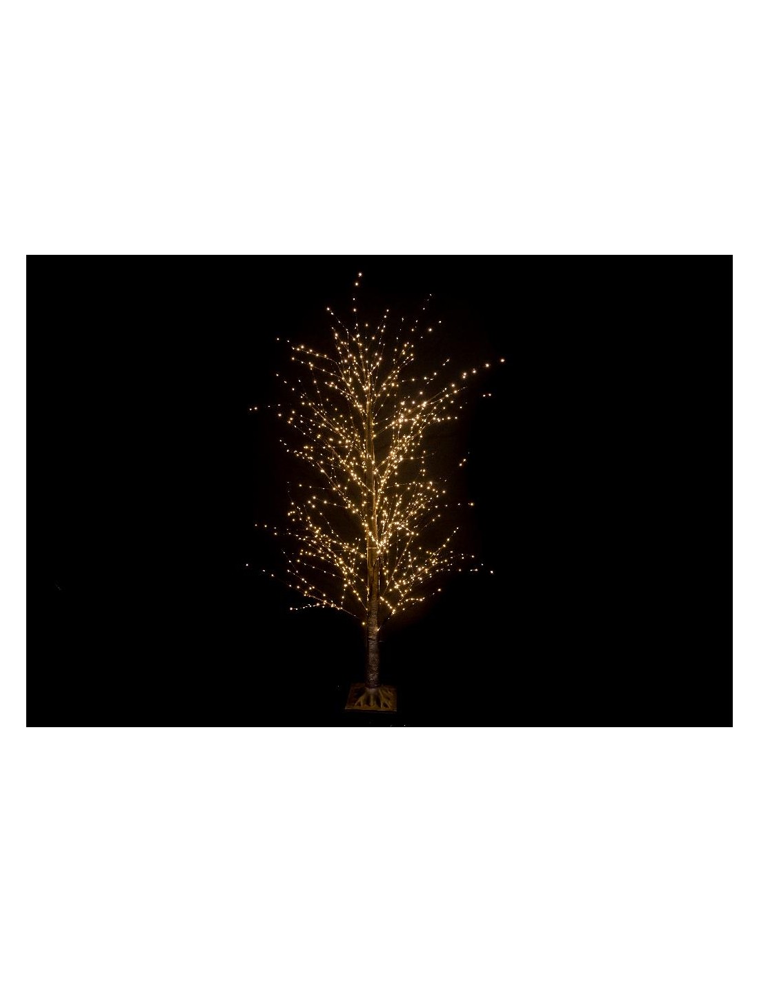 LUCI DI NATALE: vendita online Albero Microled Nero H180 cm 1150 LED Bianco Caldo di Natale - La Magia di Natale a casa tua i...
