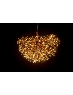LUCI DI NATALE: vendita online Sfera Microled Rame D50 cm 912 LED Bianco Caldo di Natale - La Magia di Natale a casa tua in o...