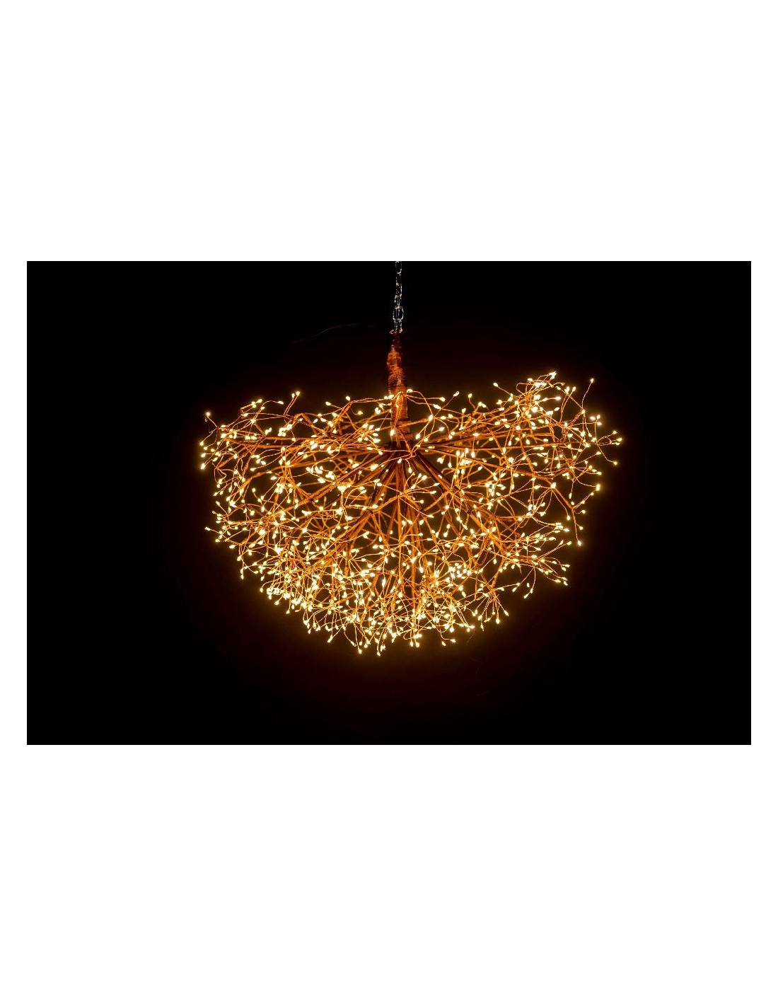 LUCI DI NATALE: vendita online Sfera Microled Rame D50 cm 912 LED Bianco Caldo di Natale - La Magia di Natale a casa tua in o...